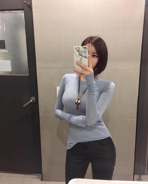 韩国美女 美女主播 米娜 胸器 性感私照 美女自拍
